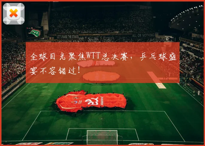 全球目光聚焦WTT总决赛,乒乓球盛宴不容错过!