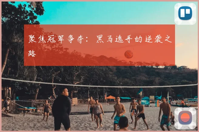 聚焦冠军争夺：黑马选手的逆袭之路